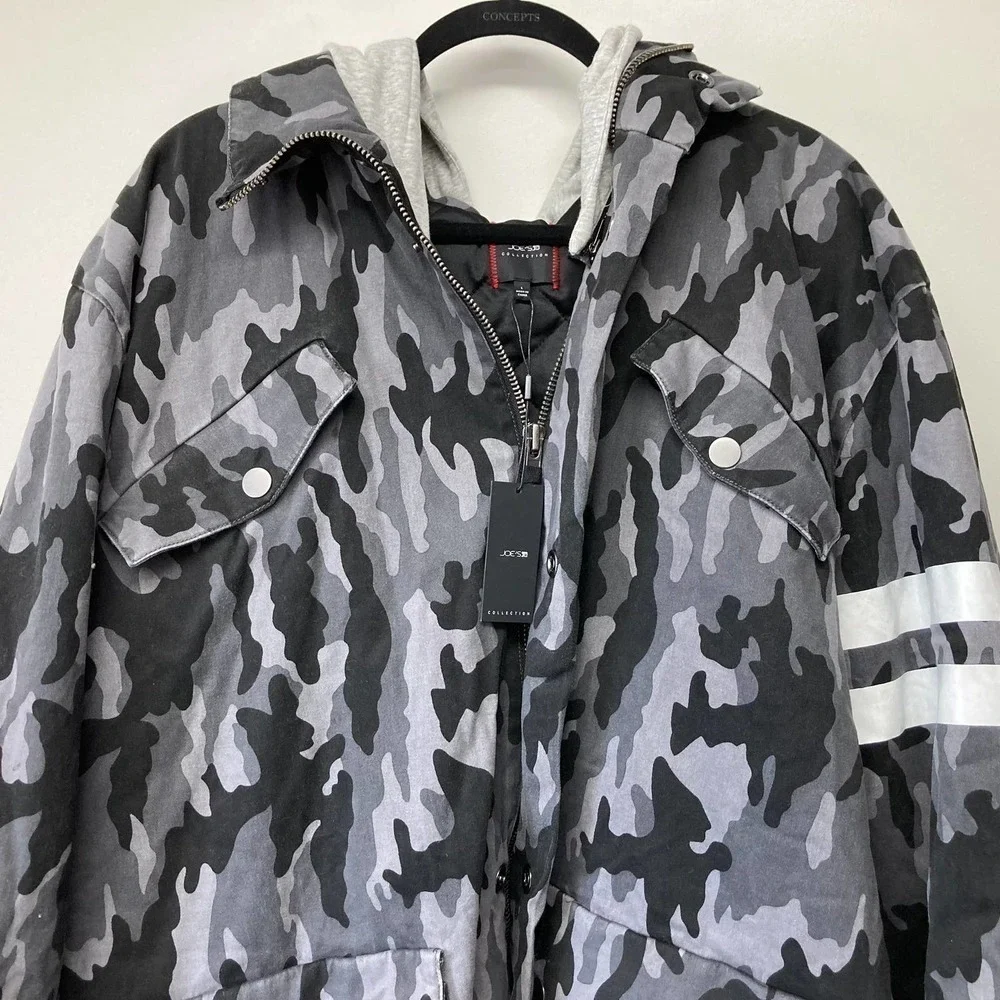 NWT Joe's Jeans Men's Hooded Camo Parka Jacket